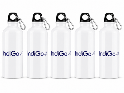 Indigo 600ml Stainless Steel Water Bottle
