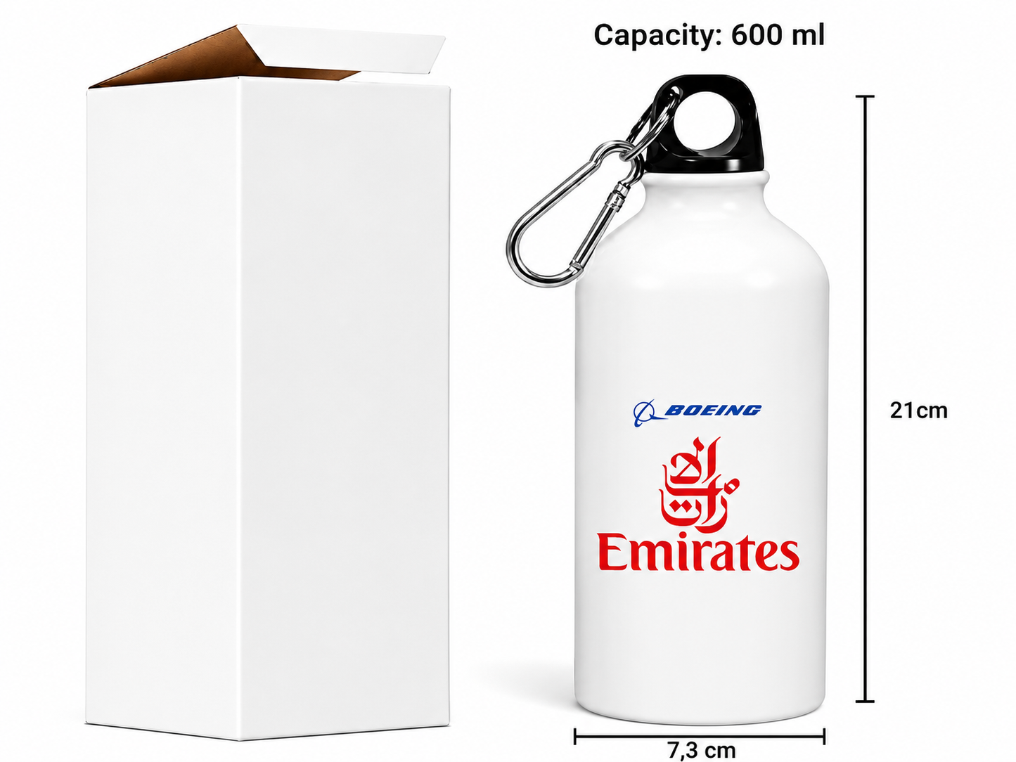 Emirates Boeing 600ml Stainless Steel Water Bottle