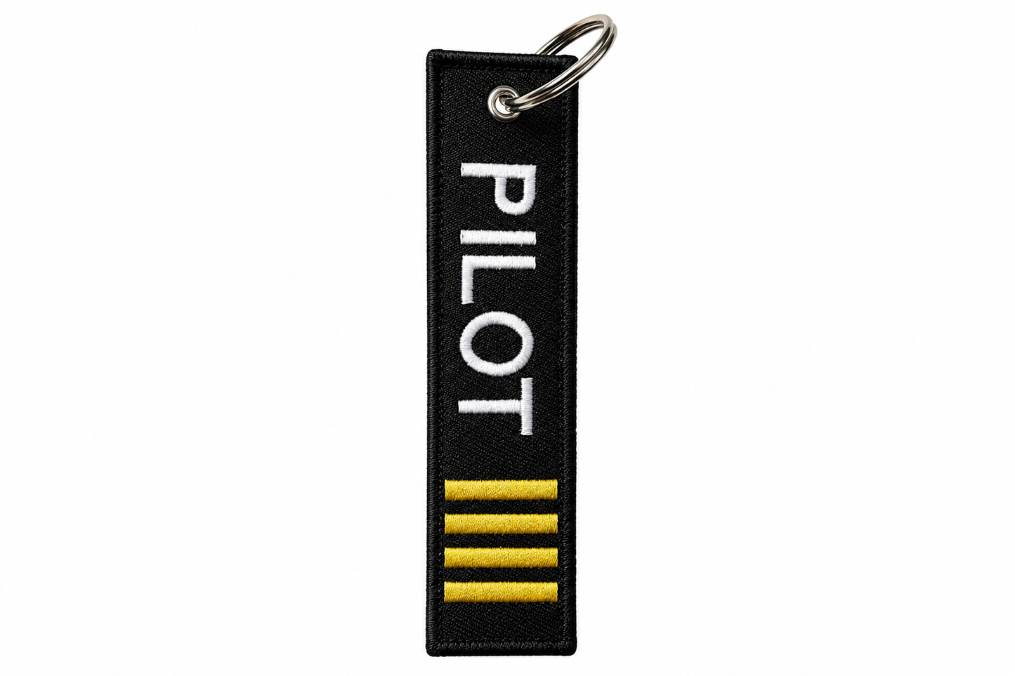 Pilot 3/4Bar-Stripes Embroidered Bag Tag – Premium Imported Quality
