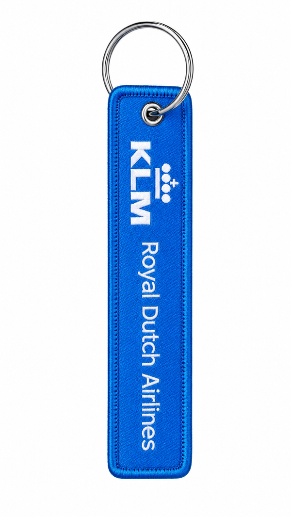 KLM Embroidered Bag Tag – Premium Imported Quality Keyring