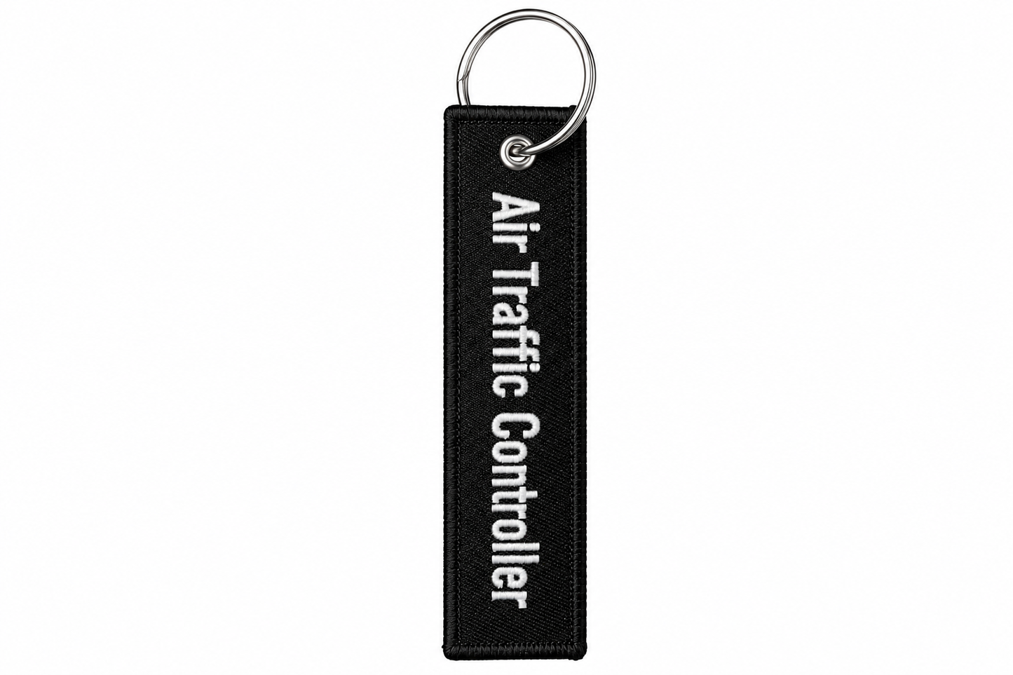 ATC Blue/Black Embroidered Bag Tag – Premium Imported Quality Keyring