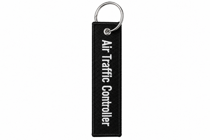 ATC Blue/Black Embroidered Bag Tag – Premium Imported Quality Keyring