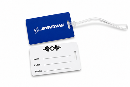 PVC Luggage Tag (Boeing) – Premium Quality
