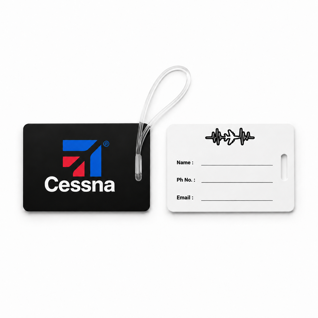 PVC Luggage Tag (Cessna) – Premium Quality