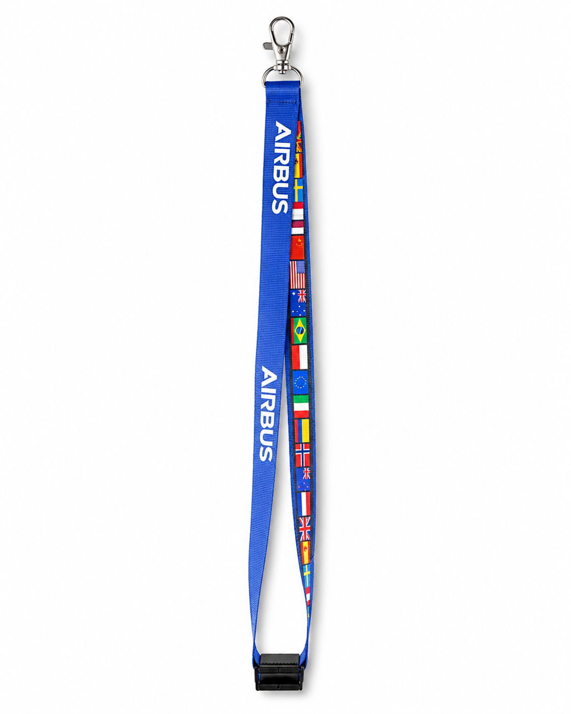 Airbus Lanyard with International Flag - Blue