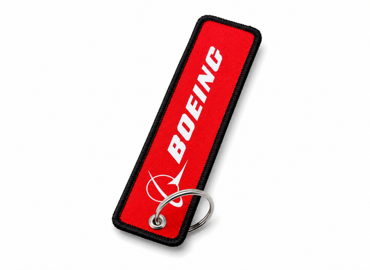 Boeing (Red) Embroidery Bag Tag – Premium Imported Quality