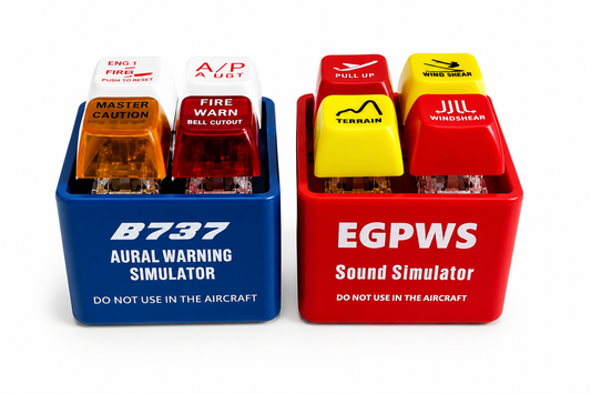 Aviation Warning Simulator Combo | B737 Aural Warning + EGPWS Sound Simulator | Aviation Collectible