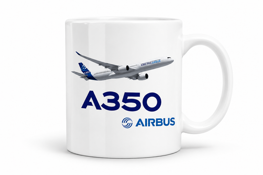 Airbus A350 Ceramic Coffee Mug