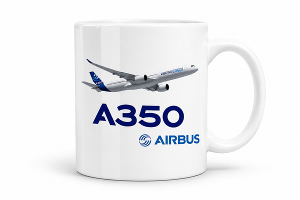 Airbus A350 Ceramic Coffee Mug