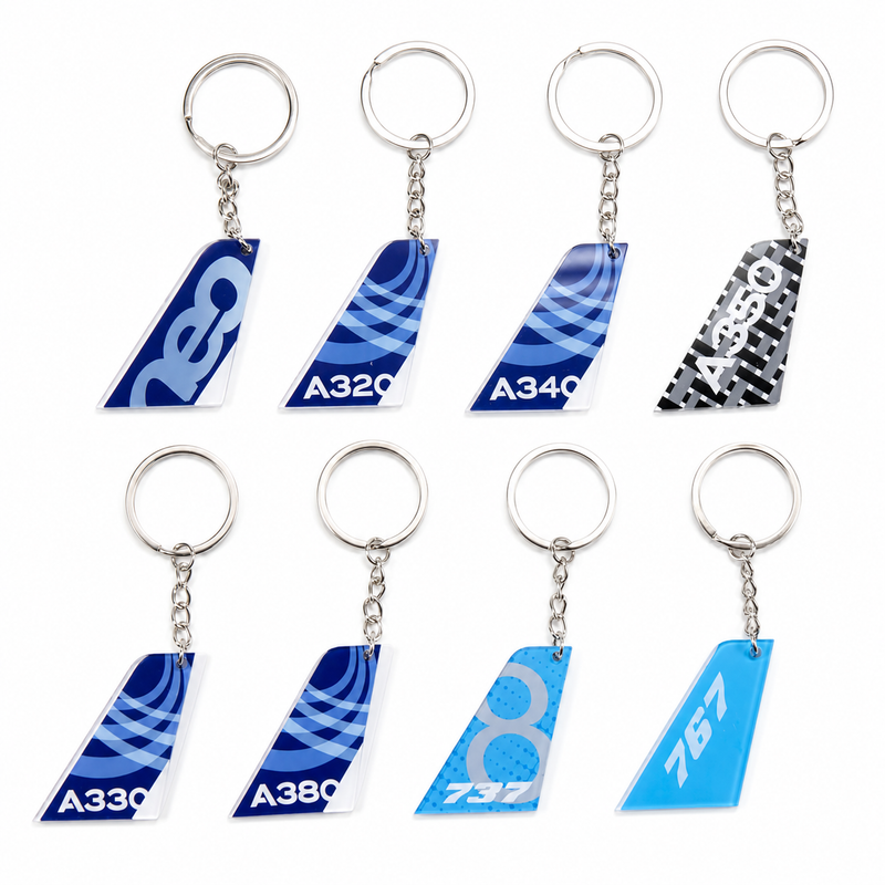 Acrylic Tail Keychain