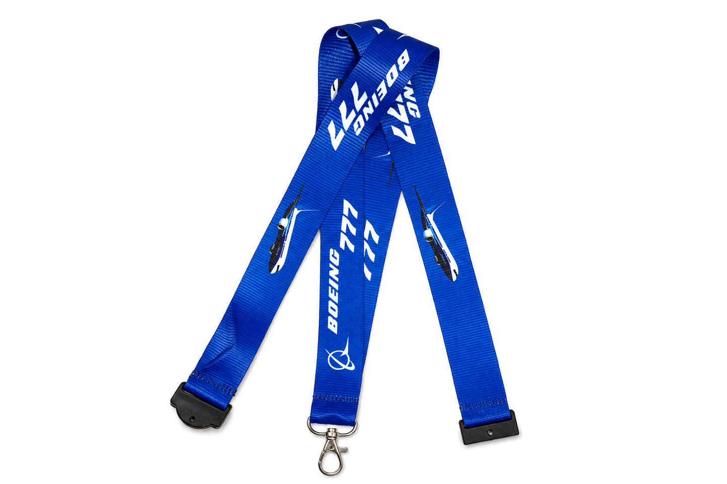 Boeing Premium Imported Lanyard with Boeing Aircraft Design