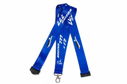 Boeing Premium Imported Lanyard with Boeing Aircraft Design