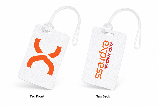 Air India Express Premium PVC Luggage Tag
