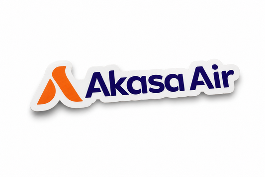 Akasa Air Vinyl Sticker