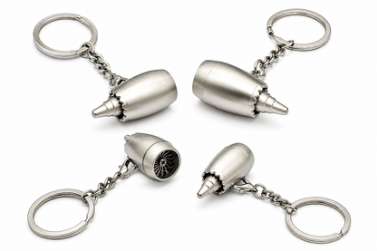 Boeing 787 GEnx Metal Engine Keychain (Imported)