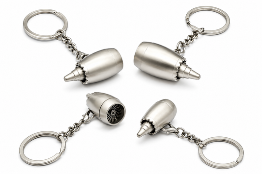 Boeing 787 GEnx Metal Engine Keychain (Imported)