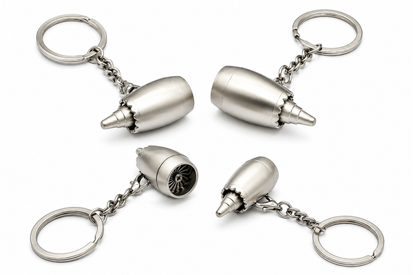 Boeing 787 GEnx Metal Engine Keychain (Imported)