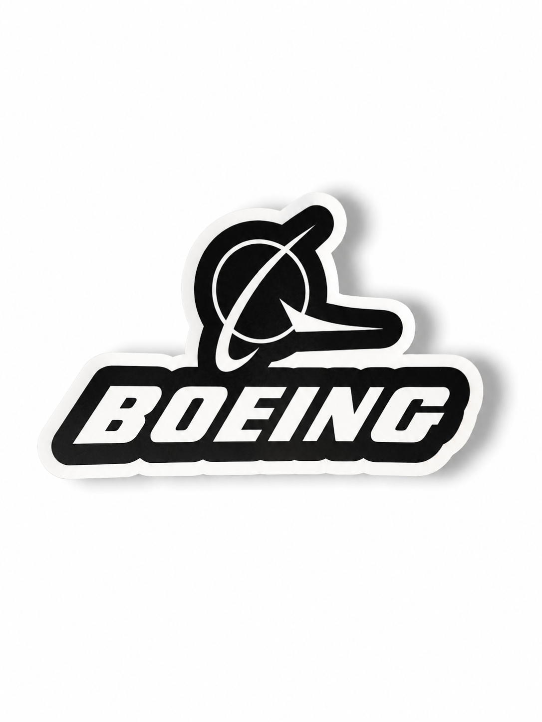 Boeing Vinyl Sticker (Medium 5.5 × 1.2 in)