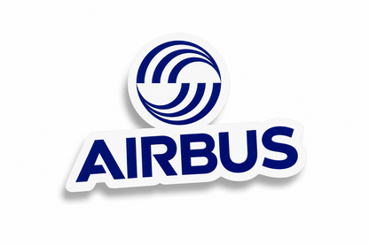 Airbus Vinyl Sticker (Medium 5.5 × 1.2 in)