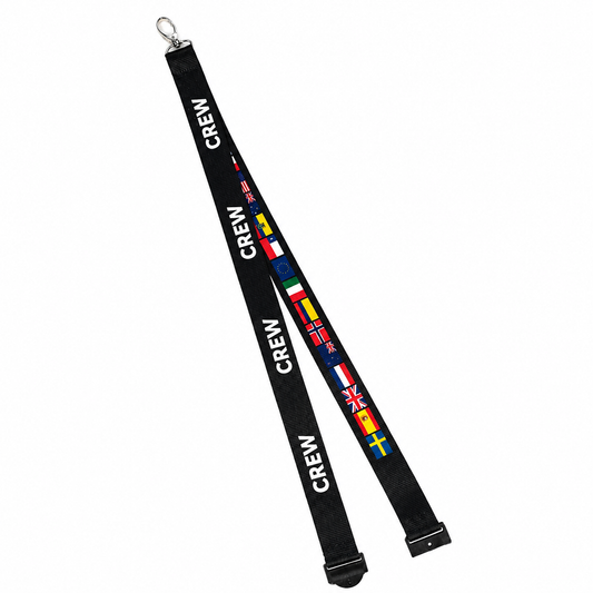 Crew Lanyard with International Flags
