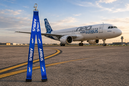 Airbus Premium Imported Lanyard with Airbus Aircraft Design