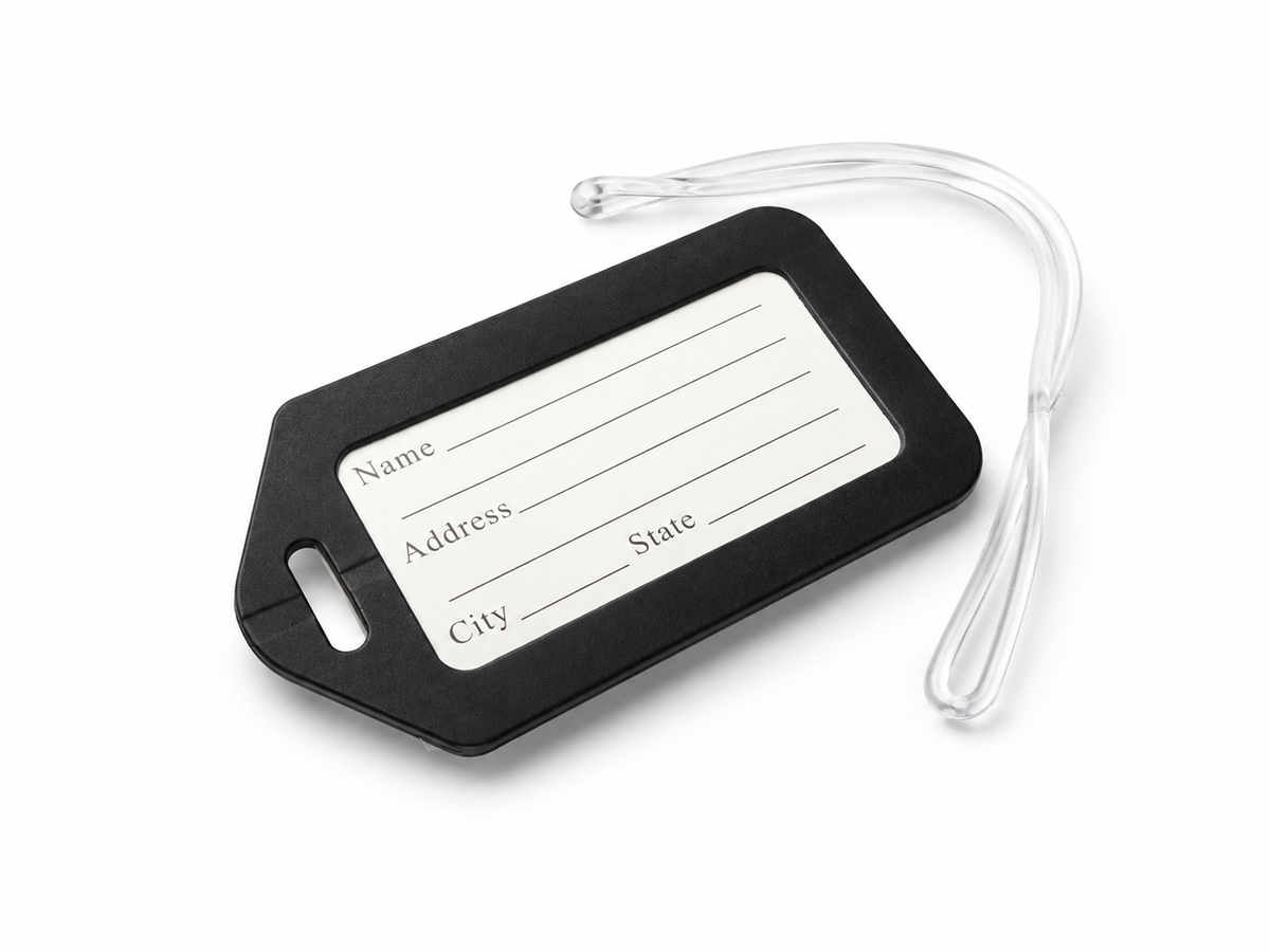 Mini Luggage Name Tag – Compact Travel ID Tag