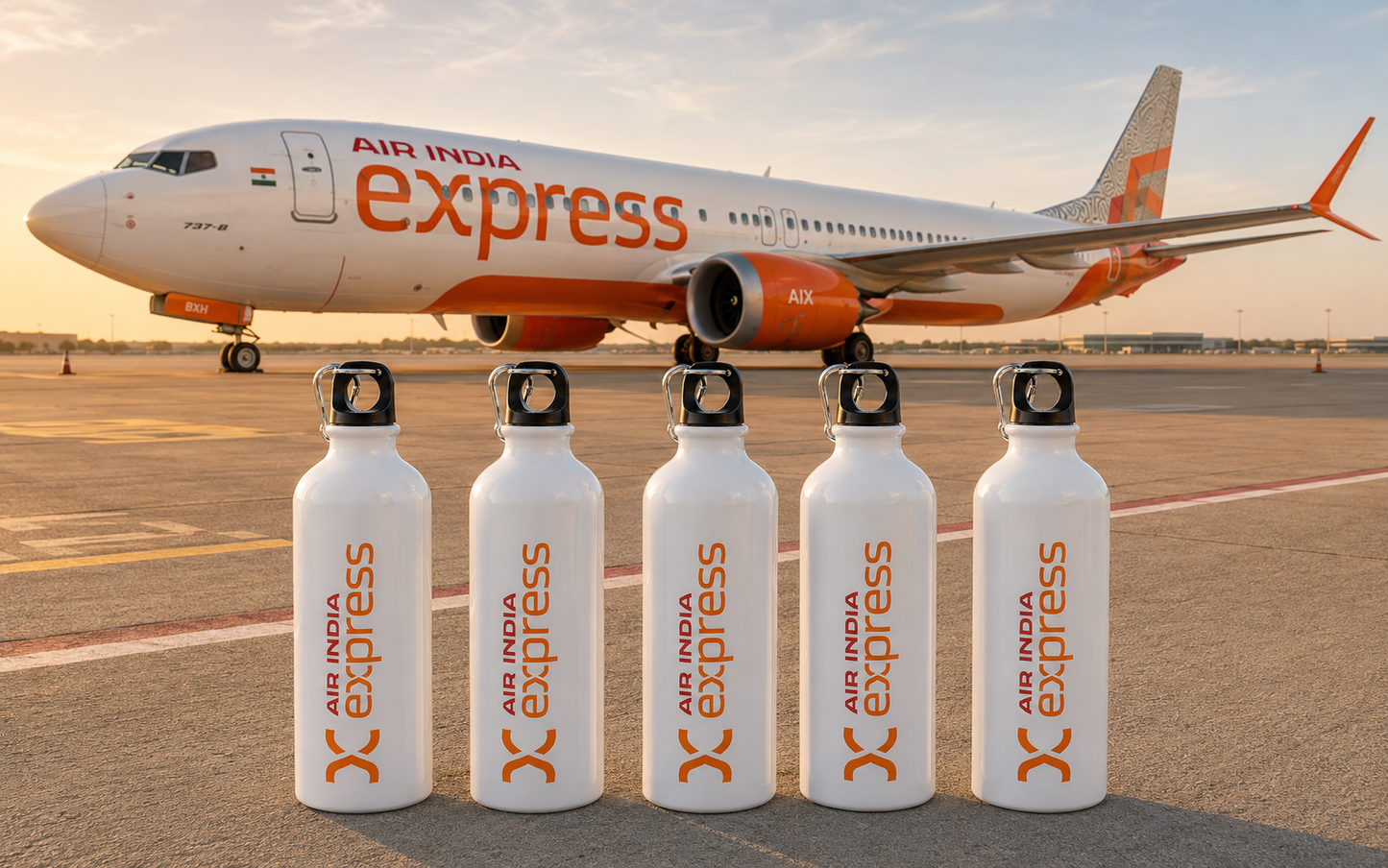 Air India Express Stainless Steel Water Bottle – 600ML