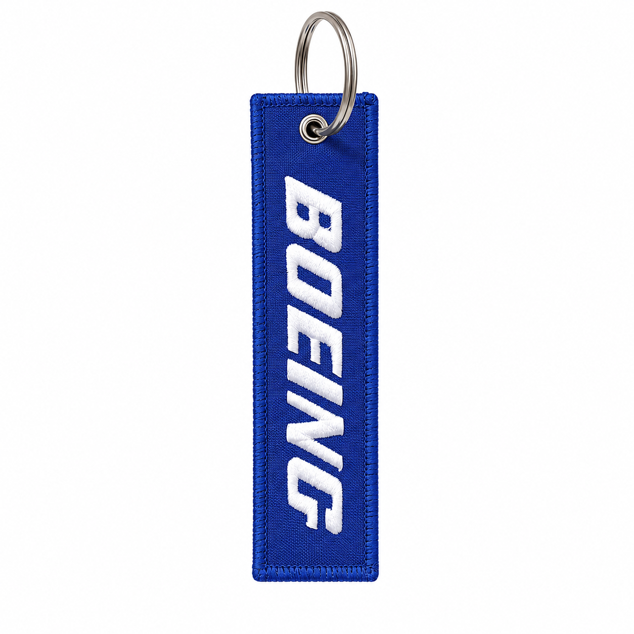 Premium Embroidery Boeing (Blue) Keychain-Bagtag
