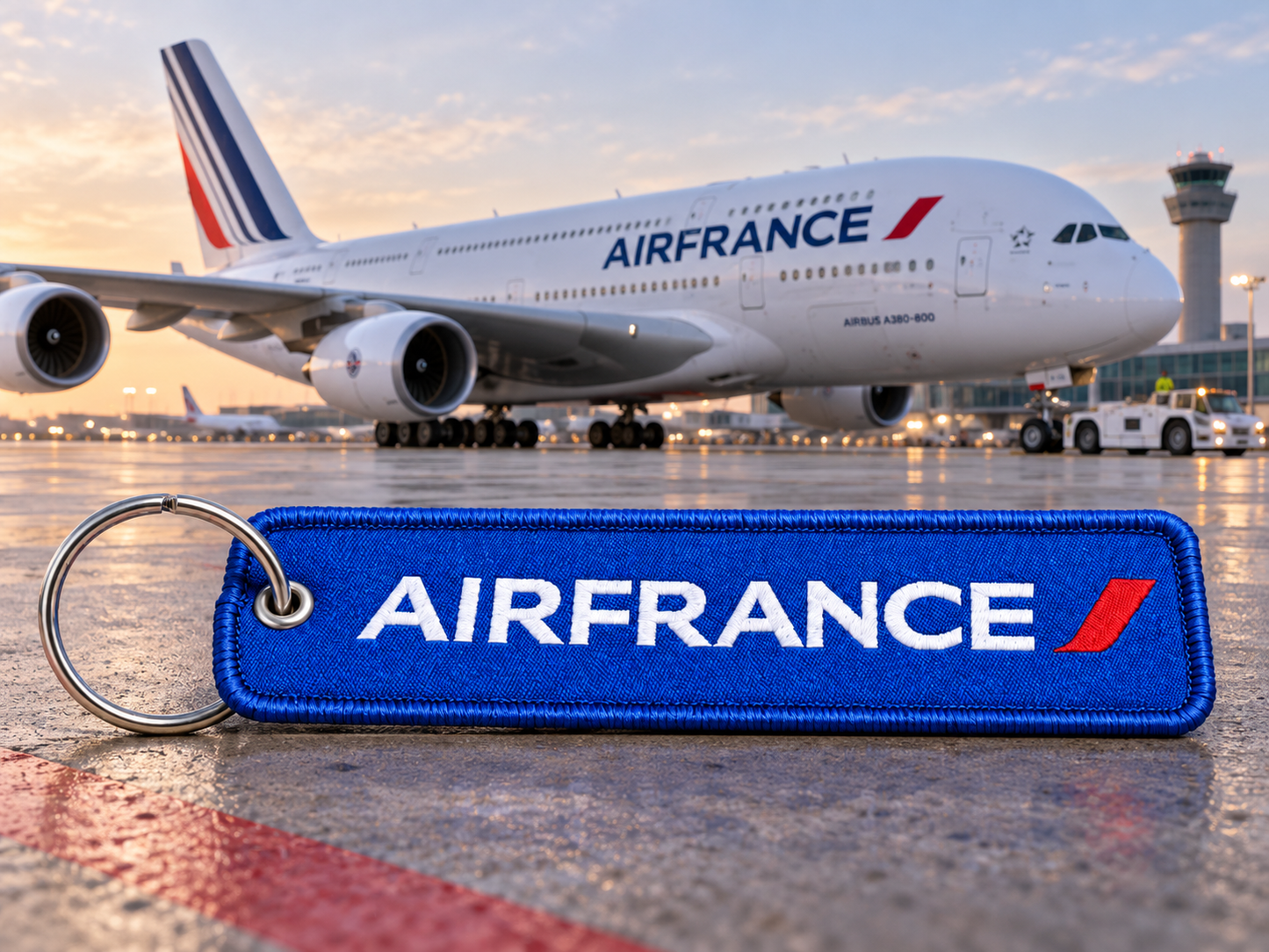 Air France Premium Woven Bagtag-Keychain – Imported Quality ✈️