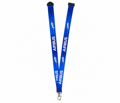 Airbus Premium Imported Lanyard with Airbus Aircraft Design