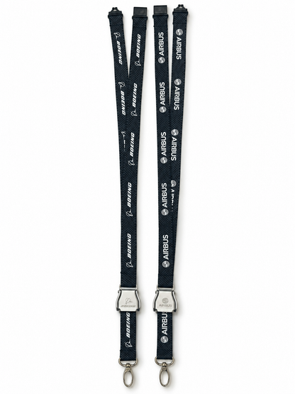 Boeing Carbon/Checks Buckle Lanyard – Premium Imported Quality