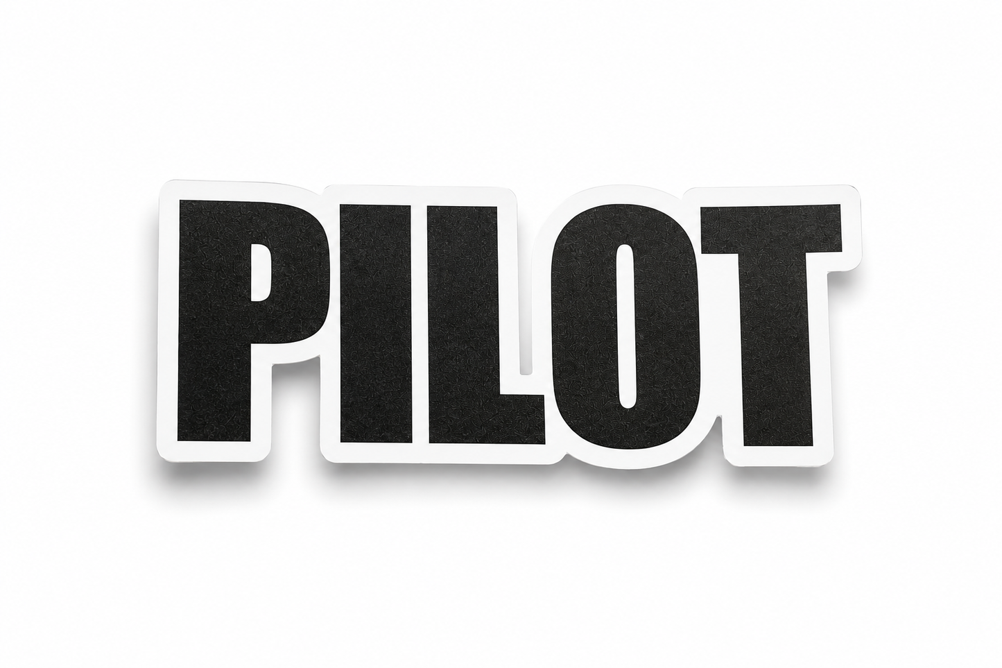 Pilot Vinyl Sticker (Medium 5.5 × 1.2 in)