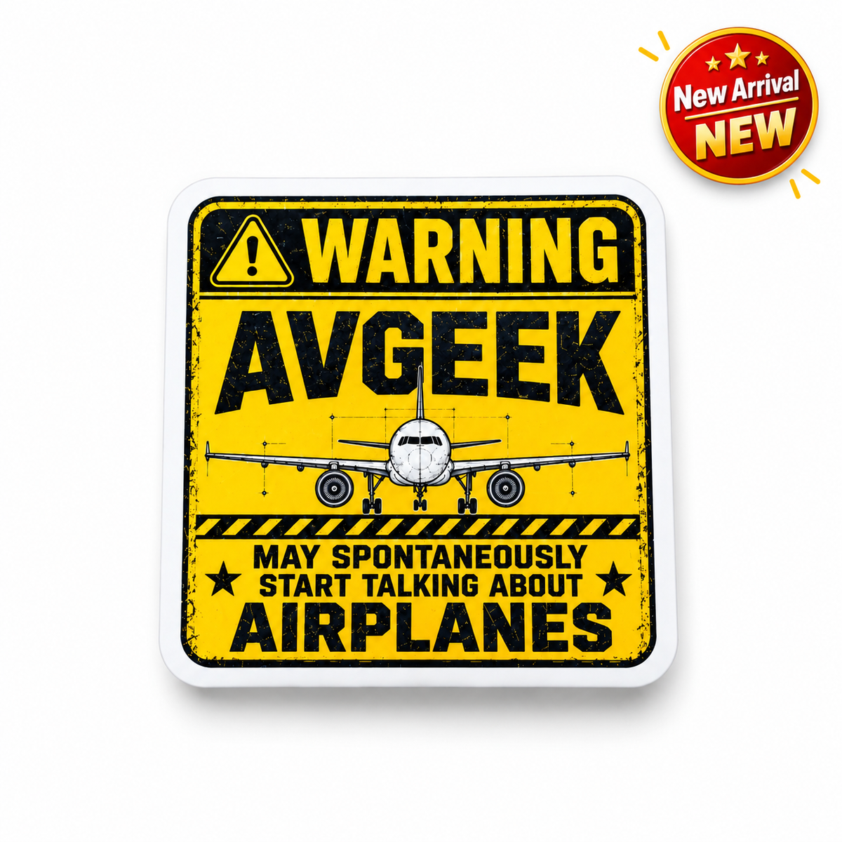 Avgeek (Retro) Vinyl Sticker