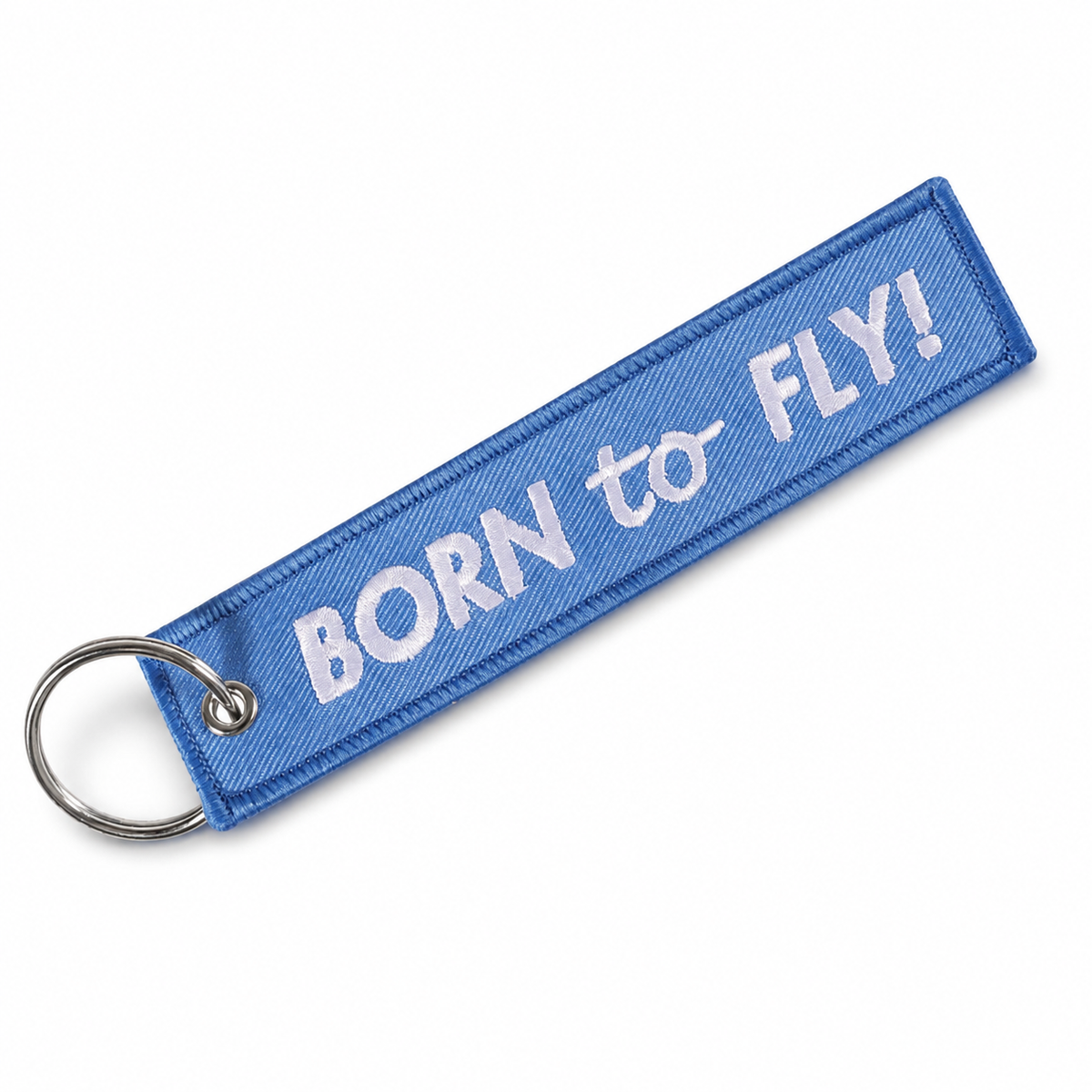 Born To Fly (Blue) Premium Imported Bagtag-Keychain