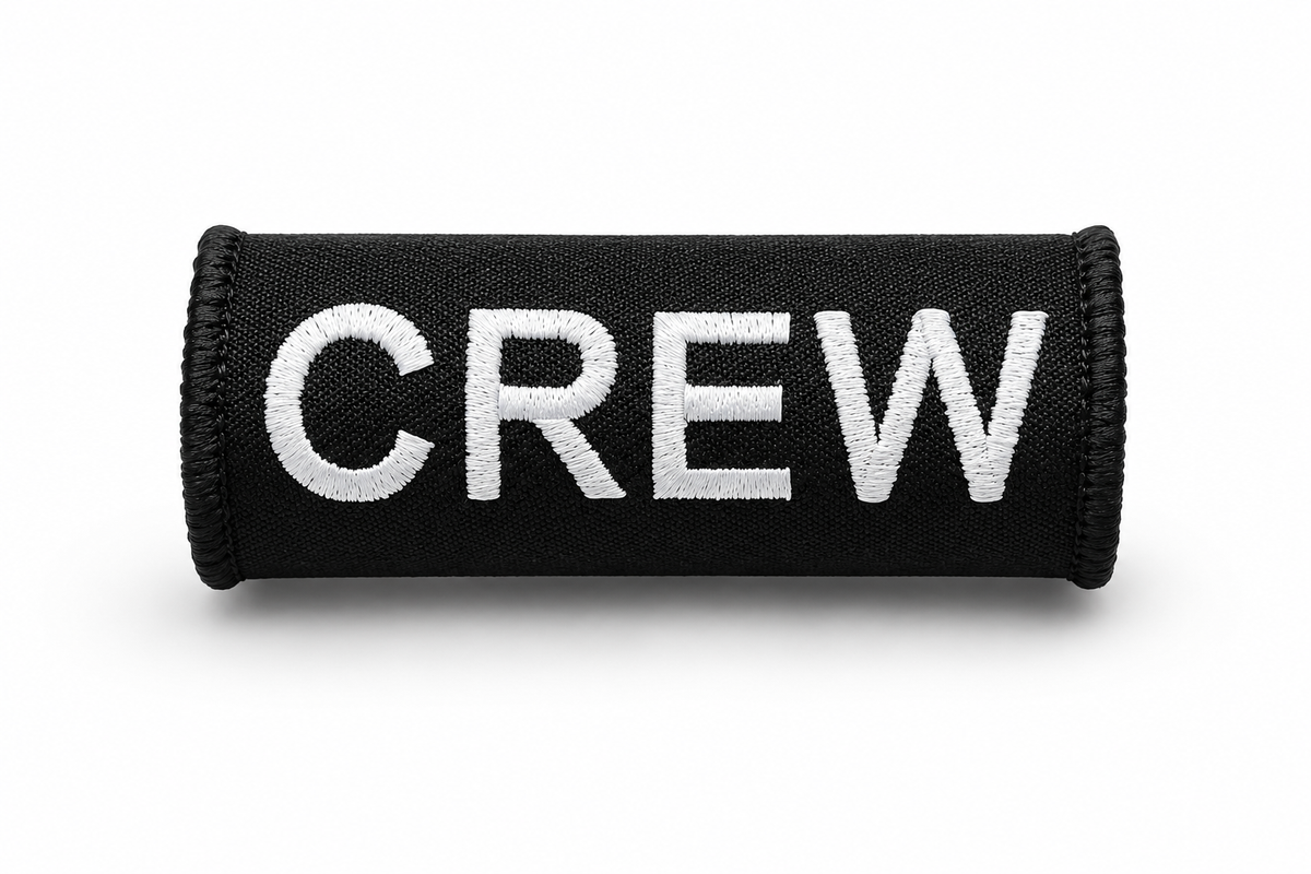 CREW – Premium Imported Embroidery Luggage Handle Wrap
