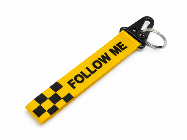 Follow Me - Satin Hook Keychain