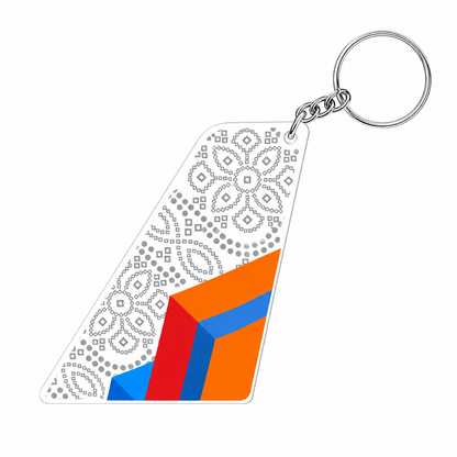 Air India Express Acrylic Tail Keychain – Premium Aviation Collectible