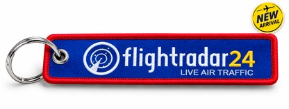 FlightRadar24 Woven Bagtag-Keychain – Premium Imported Quality (Pre-Order)