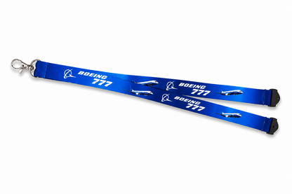 Boeing Premium Imported Lanyard with Boeing Aircraft Design