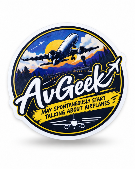 AVGEEK Vinyl Sticker