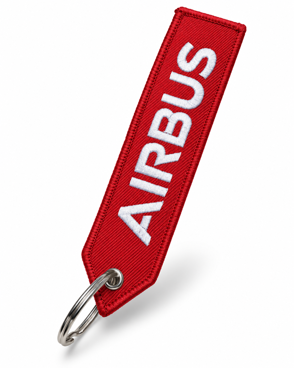 Airbus (Red) Embroidery Keychain Bagtag – Premium Imported Quality