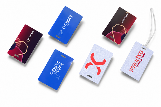 3-Set Combo PVC Luggage Tag (Air India • Air India Express • IndiGo)