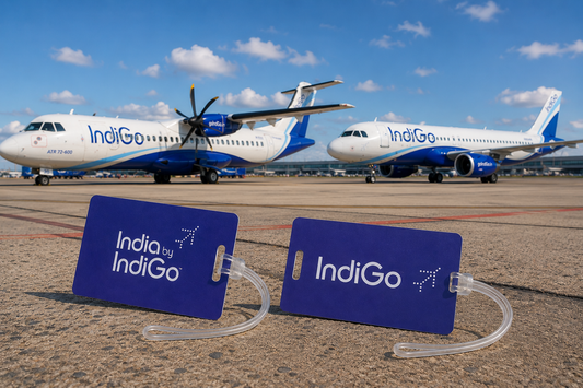 IndiGo Premium PVC Luggage Tag