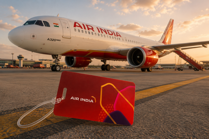Air India Premium PVC Luggage Tag