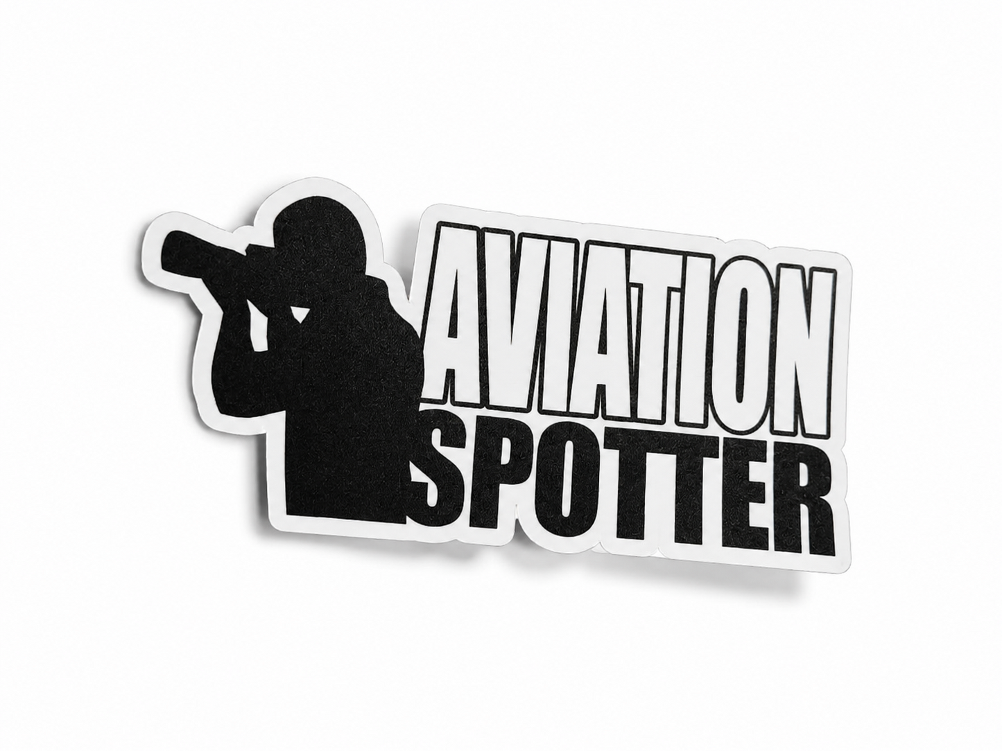 Aviation Spotter Vinyl Sticker (Medium 5.5X1.2in)