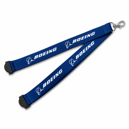 Premium Boeing (Blue) Lanyard
