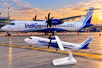 IndiGo ATR 72-600NG Diecast Airplane Model – 20CM | 1:200 Scale
