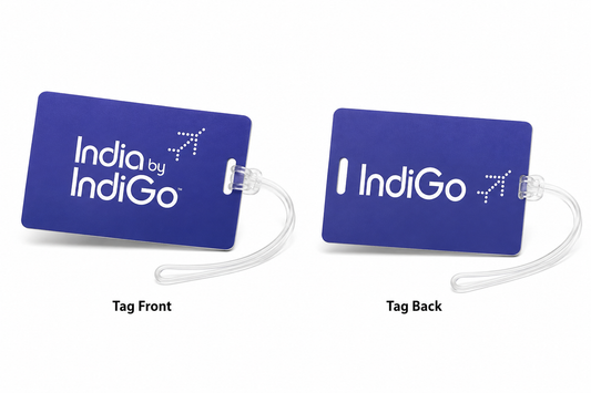 IndiGo Premium PVC Luggage Tag
