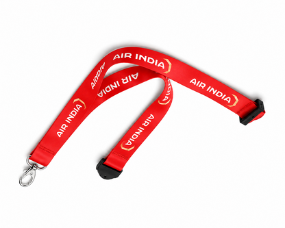 Air India Premium Satin Lanyard – 25MM | Breakaway Neck Clip