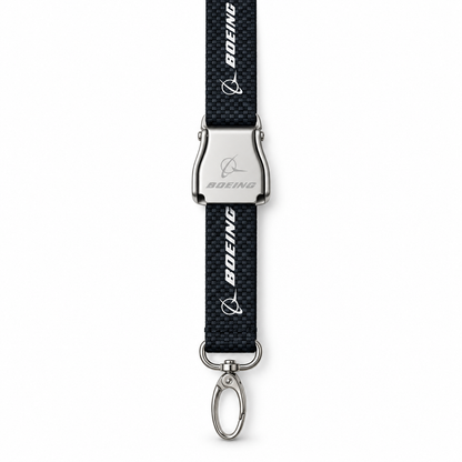 Boeing Carbon/Checks Buckle Lanyard – Premium Imported Quality